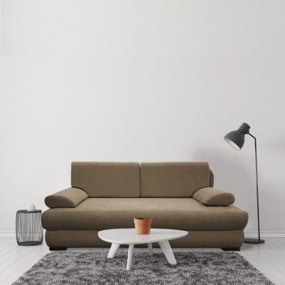 Canapea extensibila, lada de depozitare, Oro, Maro