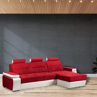 Coltar extensibil, modular cu lada depozitare Ares Red