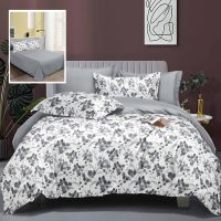 Lenjerie de pat elegance 6 piese cu cearsaf (lec11)