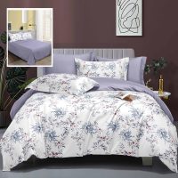 Lenjerie de pat elegance 6 piese cu cearsaf (lec20)