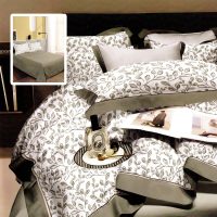 Lenjerie de pat elegance 6 piese cu cearsaf (lec22)
