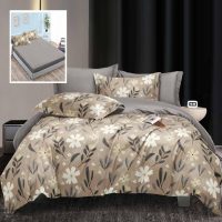 Lenjerie de pat elegance 6 piese cu husa (leh13)