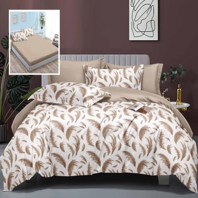 Lenjerie de pat elegance 6 piese cu husa (leh21)