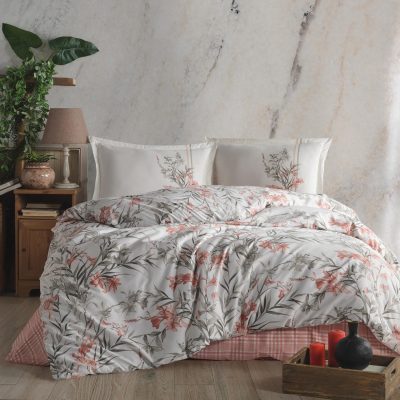 Lenjerie de pat ranforce clasy king size (aprila)