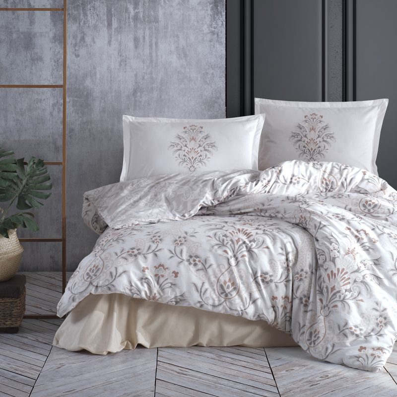 Lenjerie de pat ranforce clasy king size (liya v2)