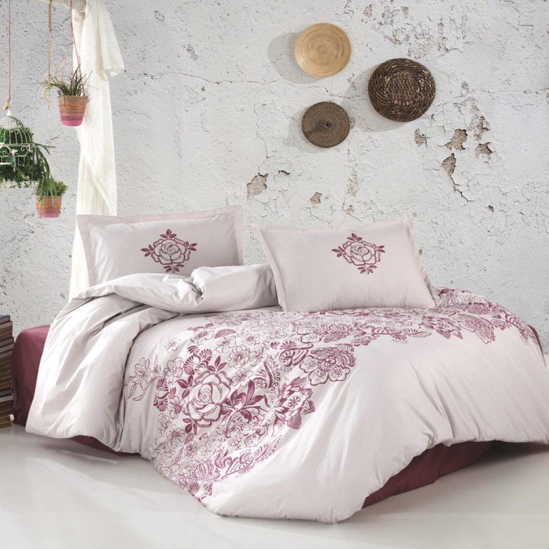 Lenjerie de pat ranforce clasy king size (mandora v2)