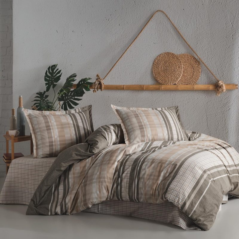 Lenjerie de pat ranforce clasy king size (modena)