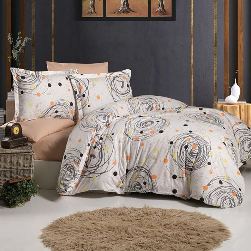 Lenjerie de pat ranforce clasy king size (rnf_18)