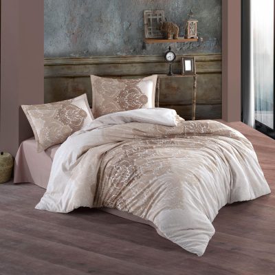Lenjerie de pat ranforce clasy king size (zeta)