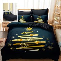 Lenjerie pat finet 3d 6 piese craciun f-xmas54