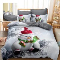 Lenjerie pat finet 3d 6 piese craciun f-xmas62