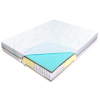 Saltea de pat cu Arcuri Pocket 90×200- Bio Cocos, Latex, Thermo Dream