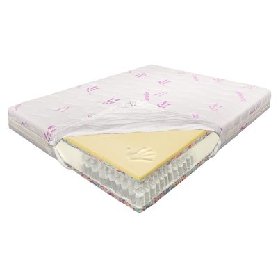 Saltea de pat cu arcuri pocket 90x200 - Memory Lavanda Ecotrend