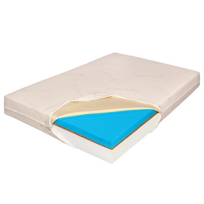 Saltea de Pat Ortopedica, Bio Cocos, Bio Bambus, 15+2+6 cm, 120x200