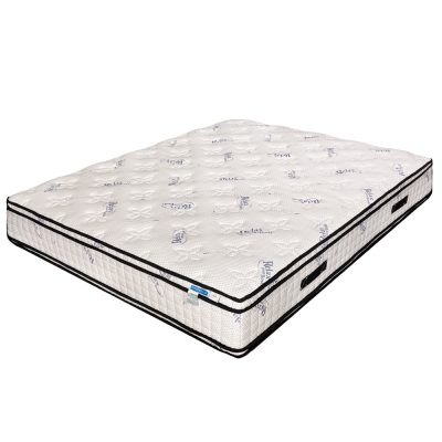 Saltea de pat Ortopedica cu Arcuri Pocket, 180×200 – Spuma cu memorie, Bio Latex, Ioni de Argint, Bio Bumbac, 32 cm, Hotel Range