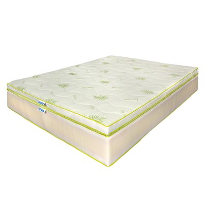 Saltea de pat Ortopedica cu Arcuri Pocket, 180x200 – Aloe Vera Adaptive 4 in 1, Topper detasabil 7 cm Memory, 35 cm, Hotel Range