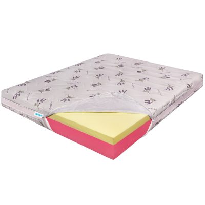 Saltea de pat Ortopedica Lavanda 4 Fit, Reversibila 2 in 1, 120 x 190 cm