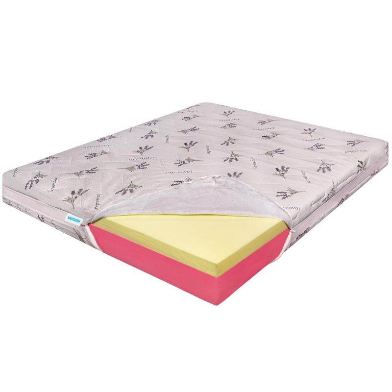 Saltea de pat Ortopedica Lavanda 4 Fit, Reversibila 2 in 1, 150 x 200 cm