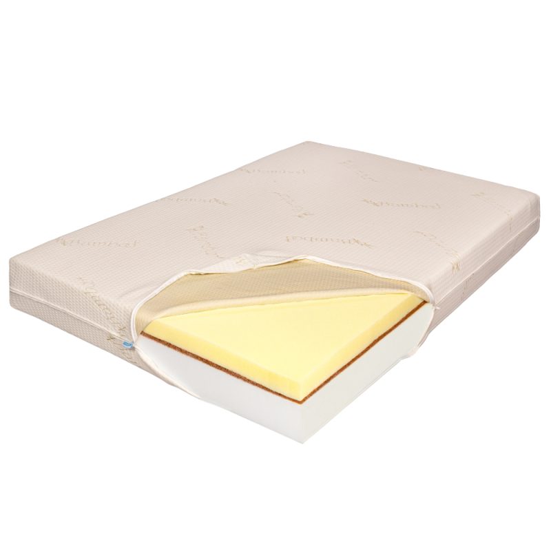 Saltea de Pat Ortopedica Memory 7 cm HD, Bio Cocos, Bio Bambus, 14+2+7, 150x200