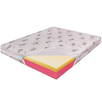 Saltea de pat Ortopedica, Memory HD 15+7+1, Lavanda Wellness, fara arcuri, 120 x 190
