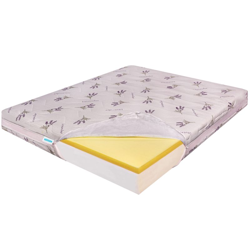 Saltea de pat Ortopedica, Memory HD 17+5+1, Lavanda Strong, 110x190