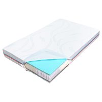 Saltea pentru copii, cu Arcuri Pocket, 160x200- Bio Cocos, Latex, Econatura