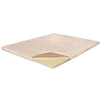 Topper Saltea Memory 3+3 Bio Bumbac, 120 x 190 cm