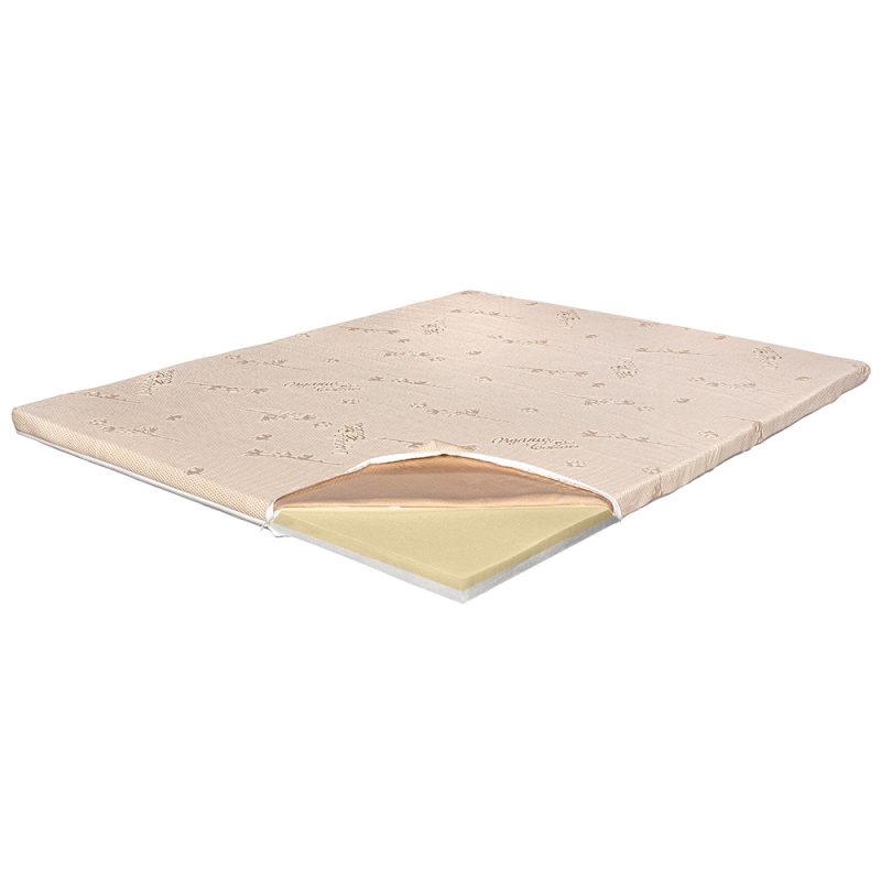 Topper Saltea Memory 3+3 Bio Bumbac, 150 x 190 cm