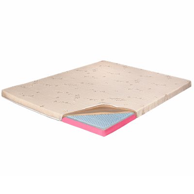 Topper Saltea Ortopedic 120x190 - Latex 6+2+1 cm, Husa Bio Bumbac, Hotel Range