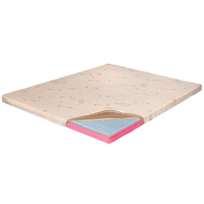 Topper Saltea Ortopedic 160x200 - Latex 6+2+1 cm, Husa Bio Bumbac, Hotel Range