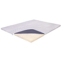 Topper Saltea Ortopedic 170x190 - Latex 5.5 cm, Husa cu Ioni de Argint