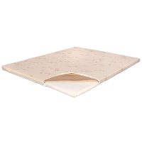 Topper Saltea Super Ortopedic, 6.5 cm, Bio Bumbac, 180 x 200 cm