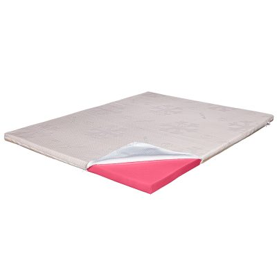 Topper Saltea Super Ortopedic Air 7 cm, Bio Bumbac Cooler, 80x190 cm
